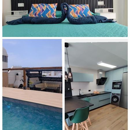 维拉El Atico De Teresa Con Piscina Privada Climatizada A 250M Playa公寓 外观 照片